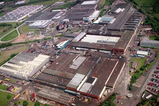 GKN Sankey Hadley Castle works pictured in 1999