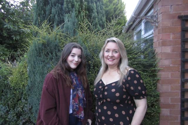 Elspeth and tutor Sarah
