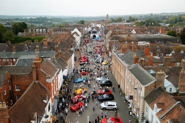 Bridgnorth Italian Automoto Festival 2024 at High Street Bridgnorth..