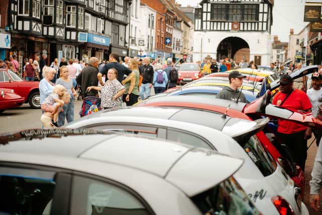Bridgnorth Italian Automoto Festival 2024 at High Street Bridgnorth..