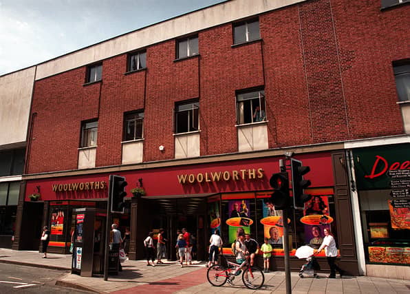 Woolworths store in Castle Street, Shrewsbury in June 2000