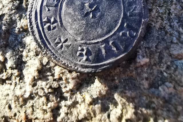 The coin hoard was discovered by Marc Porter