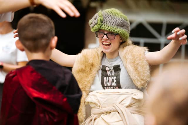 Drama in The Forest with Moonstruck Astronaut Community Theatre based at Wrekin Forest School, in Telford, lead by Hannah de Quincey..