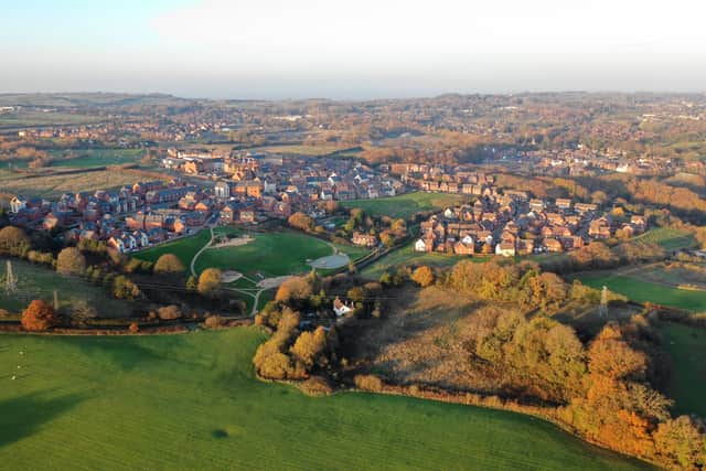 An aerial view over Lightmoor and Lawley. Picture: Telford & Wrekin Council