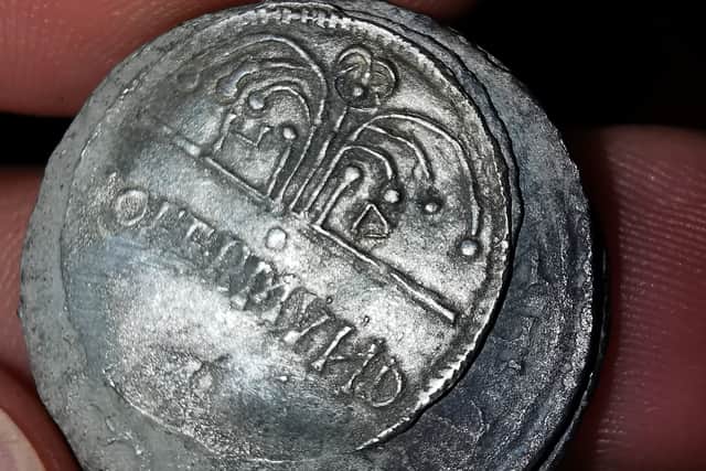 The coin hoard was discovered by Marc Porter