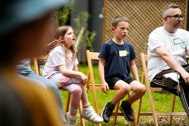 Drama in The Forest with Moonstruck Astronaut Community Theatre based at Wrekin Forest School, in Telford, lead by Hannah de Quincey..