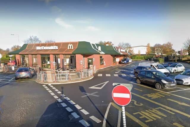 McDonald's, at Meole Brace Retail Park, Shrewsbury. Photo: Google.