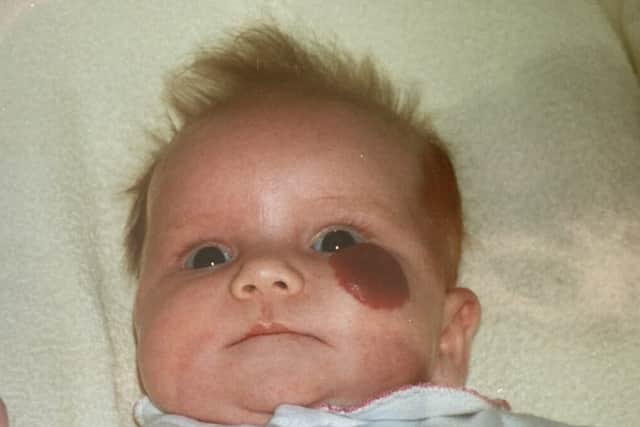 Sophie as a baby. Photo: Sophie Lauren Allmark