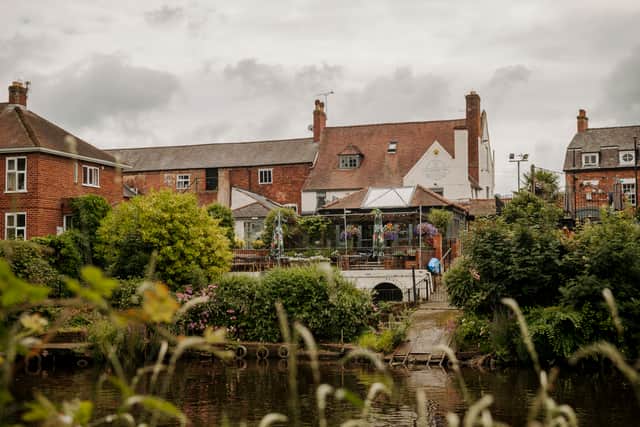 The Coleham Tap is set in a prime location over the River Severn