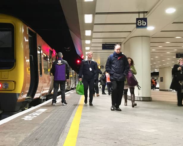 Passengers can check for updates and journey information through the National Rail website