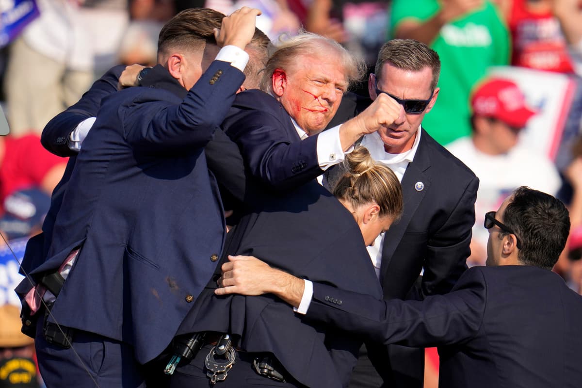Donald Trump Was Rushed Donald Trump rushed off stage after gunshots at Pennsylvania rally
