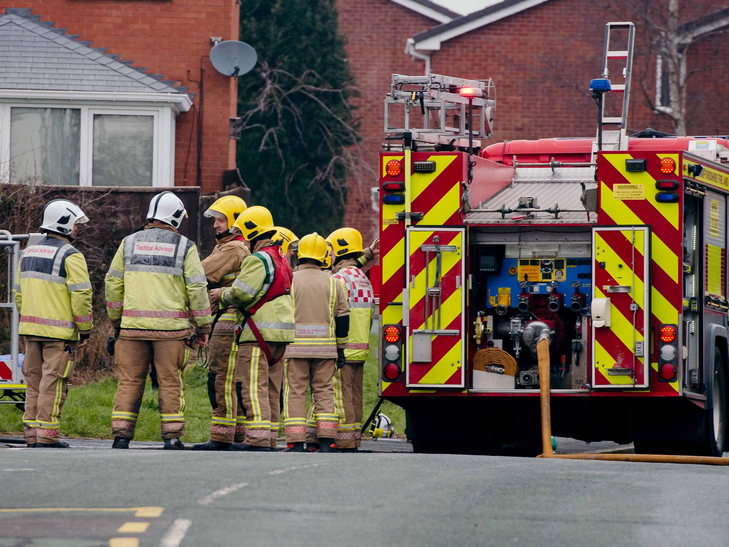 Driver injured after car ends up on its roof in crash near Church Stoke