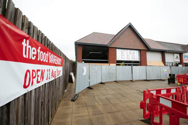 The Food Warehouse is making its way to Meole Brace in Shrewsbury, taking over the former Argos store