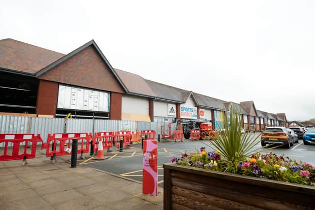 Work is under way to transform the former Argos store