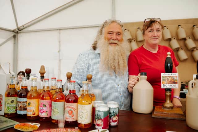 Denis and Theresa from Gwatkin Cider and Perry