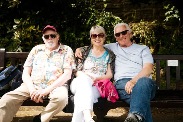Ludlow Vox on restaurants and cafes in Ludlow. In Picture: Geoff Ingham, Susan Vickers and Alan Vickers.