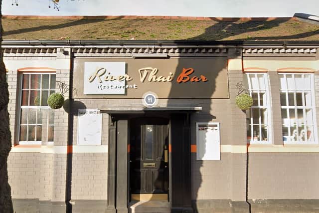 The application is for change of use at the former Thai restaurant.