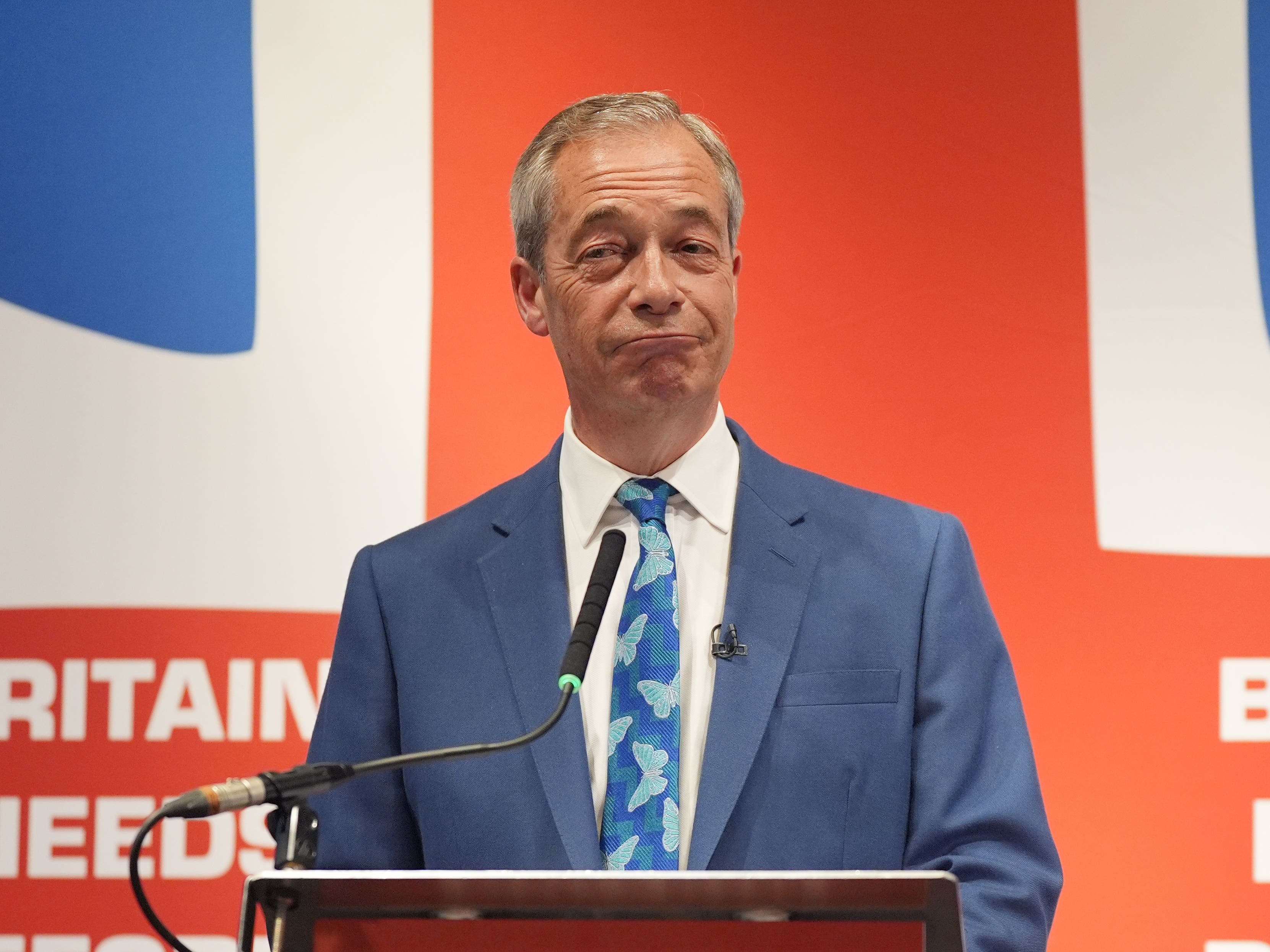 Nigel Farage says Reform UK will become the ‘real opposition’ to Labour