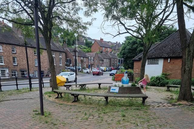 Before: the weeds around Severn Street in Bridgnorth