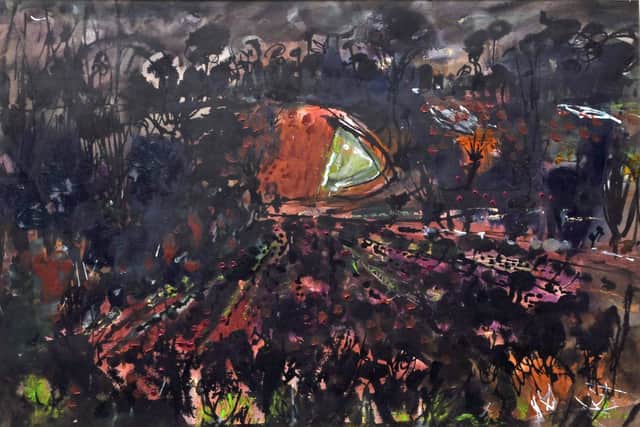 ‘Felsham’, a gouache by John Piper, valued at up to £6,000, which will be sold in October.