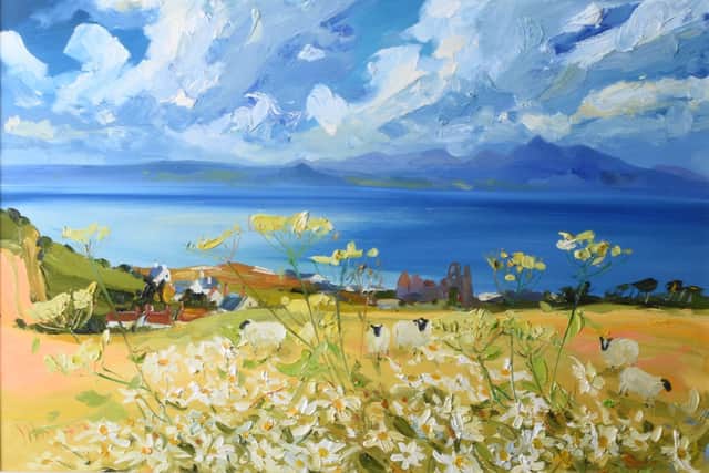 James Harrigan’s Isle of Arran coastal scene that sold for £2,300 in April.