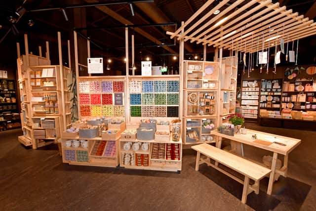 The store sells a wide range of products