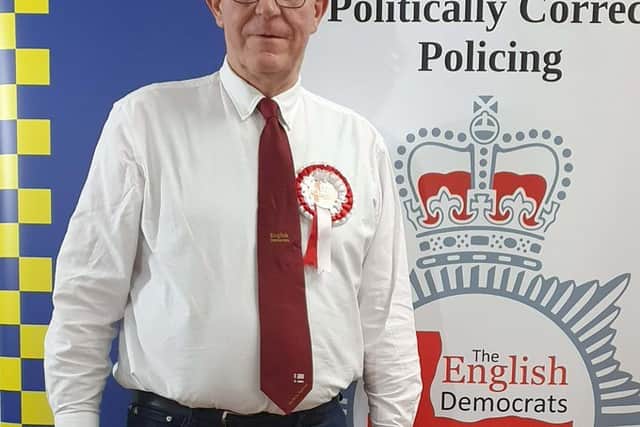 Henry Curteis - English Democrats – “More Police – Catching Criminals!”