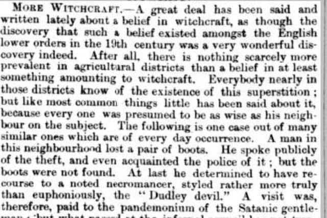 Articles on the 'Dudley Devil' from the British Newspaper Archives