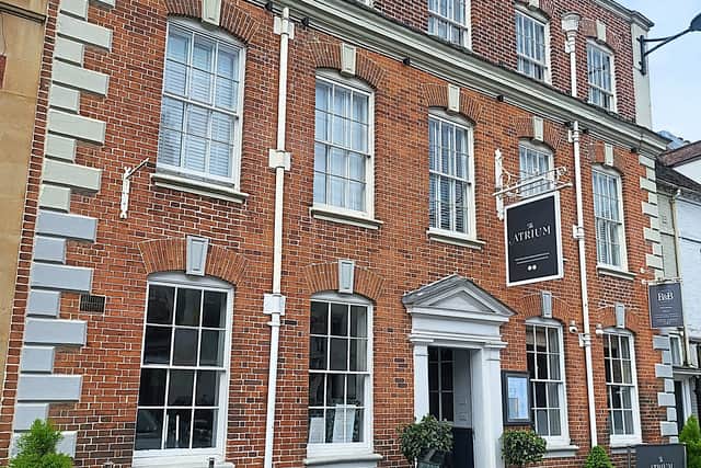 The handsome Georgian building