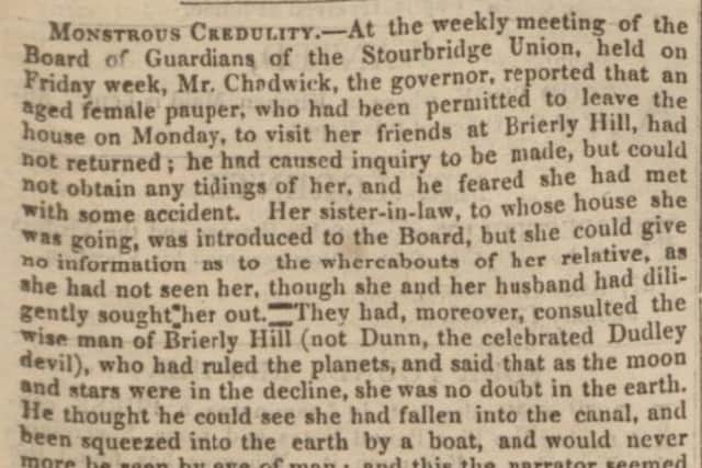 Articles on the 'Dudley Devil' from the British Newspaper Archives