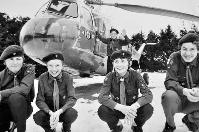 1985 - The Church Aston Scouts group visited RAF Shawbury during the half term holiday.