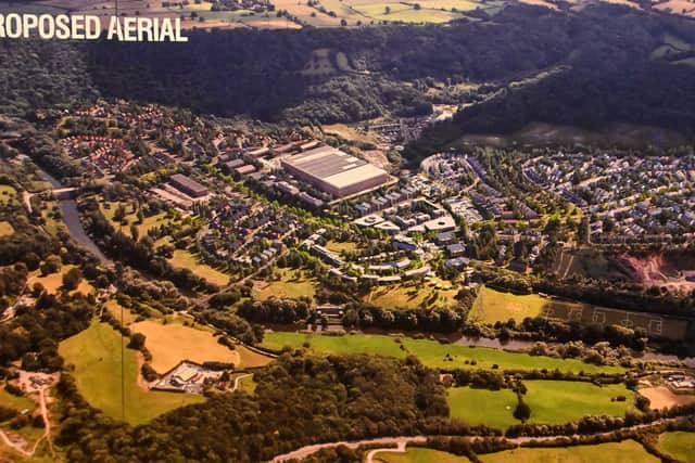 An artist's impression of how the overall site could look.