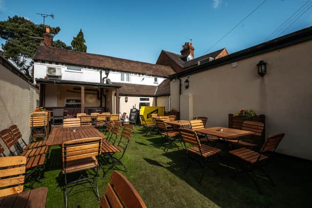 The beer garden is a welcome place in the summer months