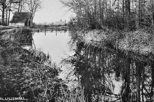The old canal at Lilleshall, as seen in a postcard franked at Newport on August 17, 1907 (COURTESY: THE MALCOLM MILES COLLECTION).