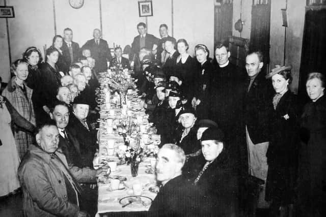 Old folks party, Jackfield, March 27, 1939.