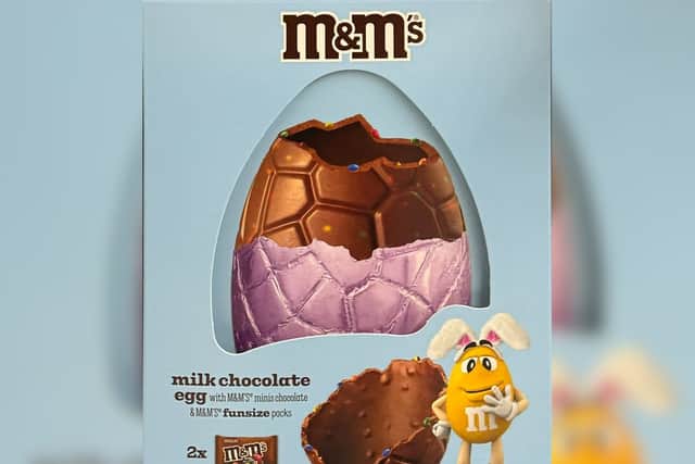 M&M’s Crispy Milk Chocolate Giant Easter Egg.