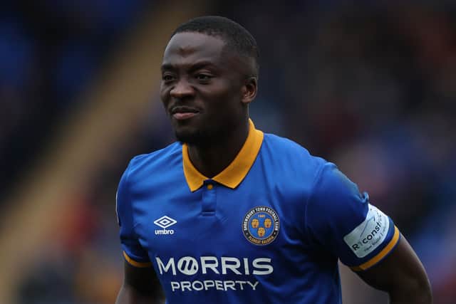 Dan Udoh of Shrewsbury Town (AMA)