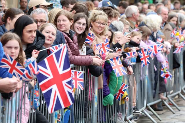 A lot of people turned out to see the Queen.