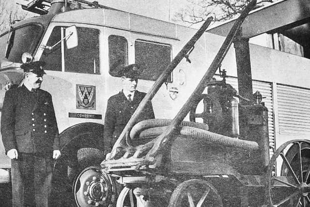 1967 - A fire at a Jackfield works has led to an ancient steam powered fire engine being given to Shropshire Fire Brigade
