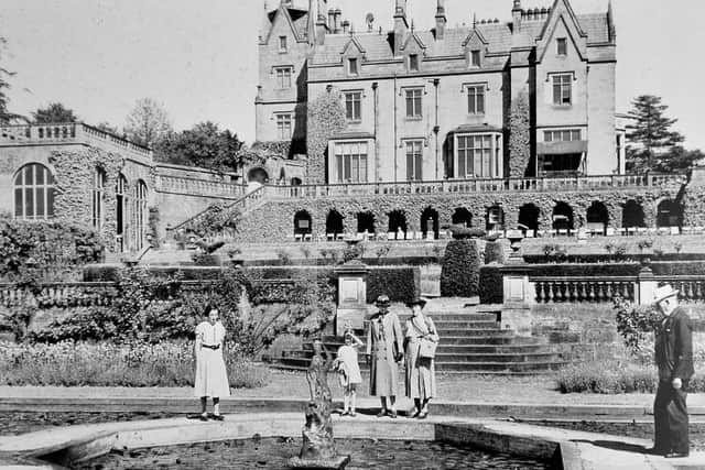 'Lilleshall Hall, seen from the Garden of the Lily Ponds. This is from the same booklet as above. 