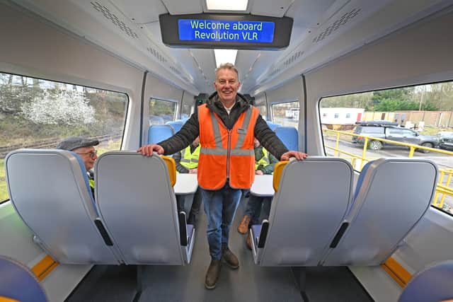 Train designer Paul Salkeld