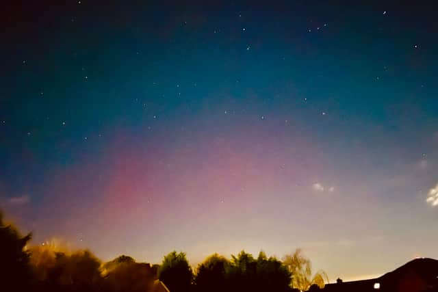This photo was taken by Rob Davies from Cressage at 8:30pm.