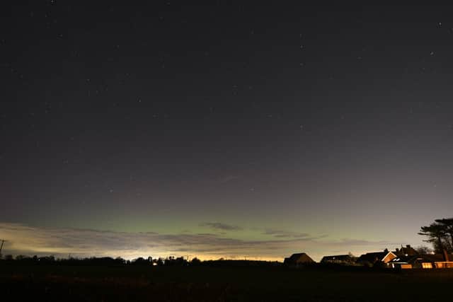Chris Jones captured this image on Sunday evening.