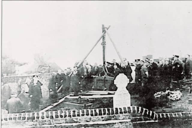 Sarah has shared her findings from the British Newspaper Archives. His body was moved using planks, rollers, pulleys and sheer manpower.