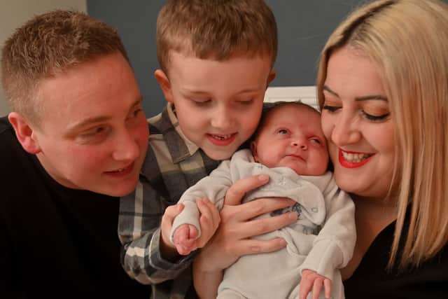 The Linkins are now getting used to life as a family of four