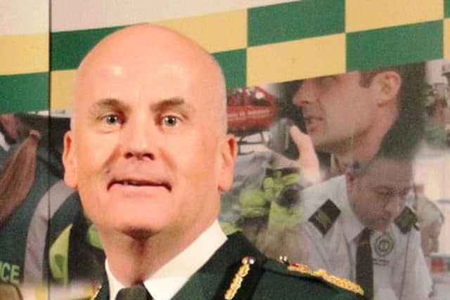 Ambulance chief Anthony Marsh