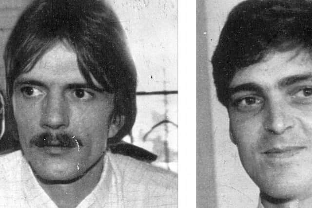 Kevin Barlow,left, and Brian Chambers