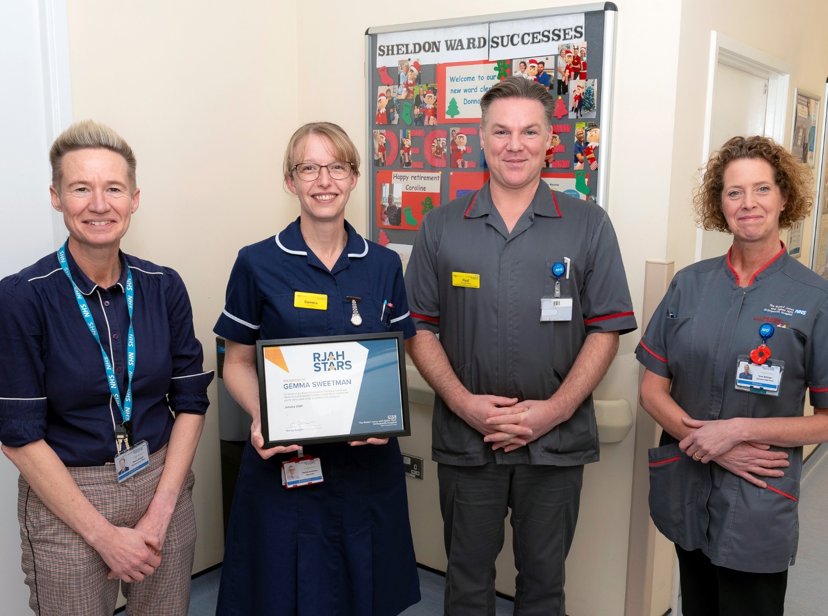 Ward sister awarded for helping hospital step up to help with winter ...