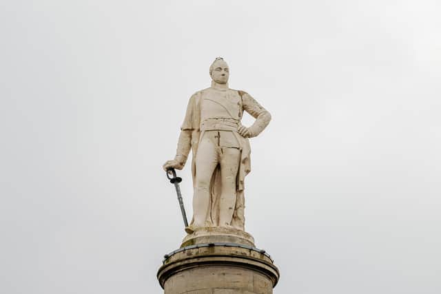 Shrewsbury's Lord Hill Column is crumbling and the cordon has been extended to protect the public