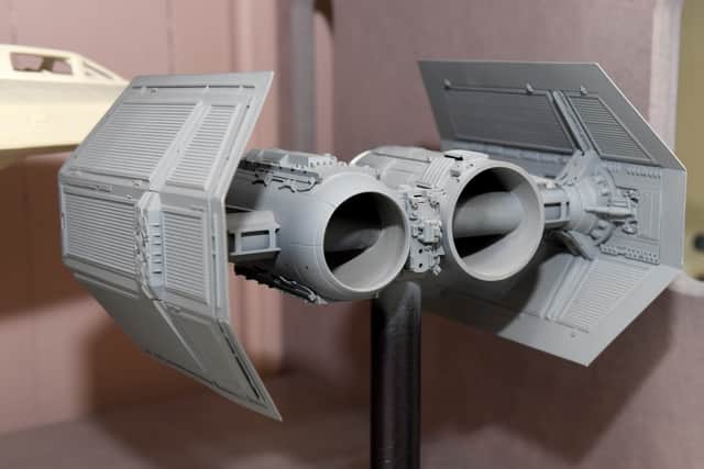 A TIE bomber in progress